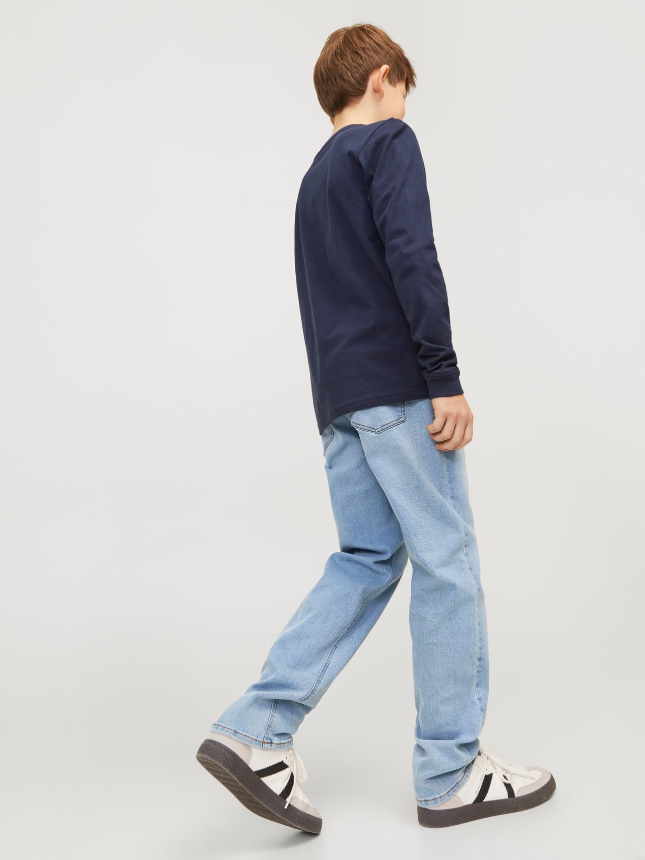 JACK & JONES Jjiclark Jjorig Stretch Sq 702 Sn Mni - spodnie jeansowe Chłopcy