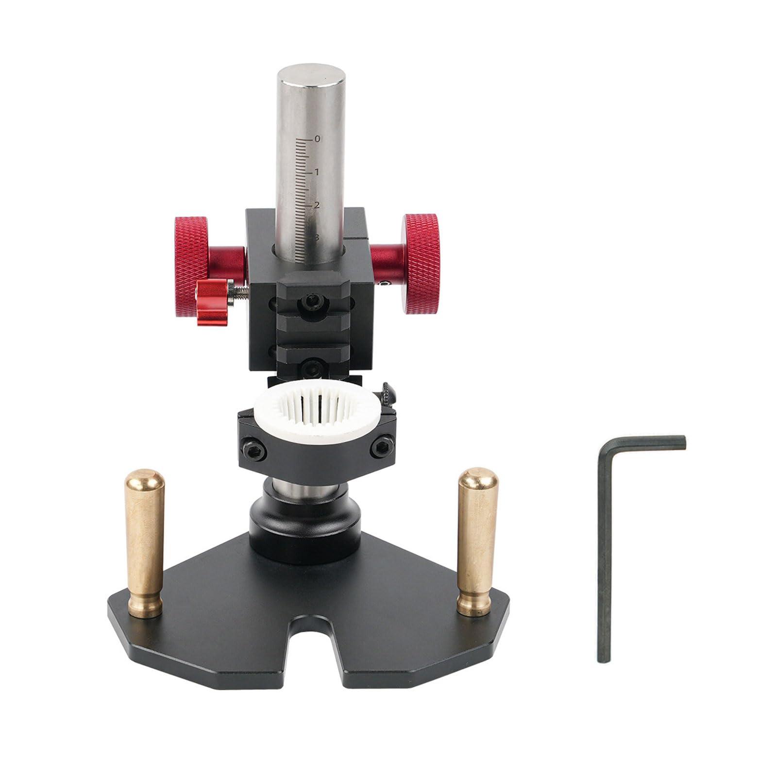 WEILWH Professional Metal Engraving Stand Rack For 25Mm Rotary Tool Detailed Work With Adjustable Sliders 0-70Mm Travel