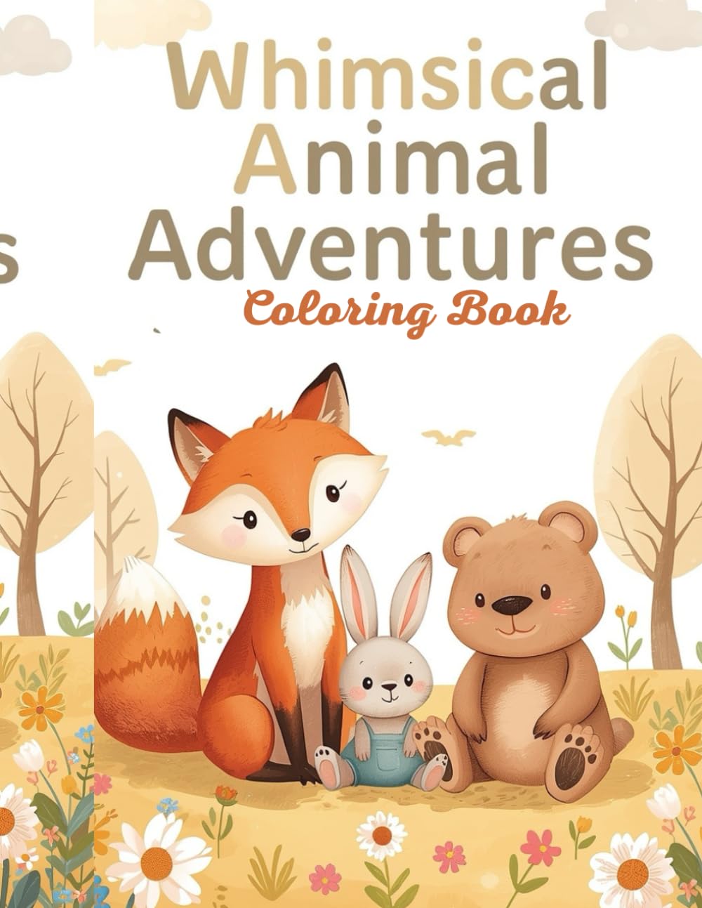 Whimsical Animal Adventures: Sweet animal stories brought to life,one coloring page at a time – Storybook Coloring Fun