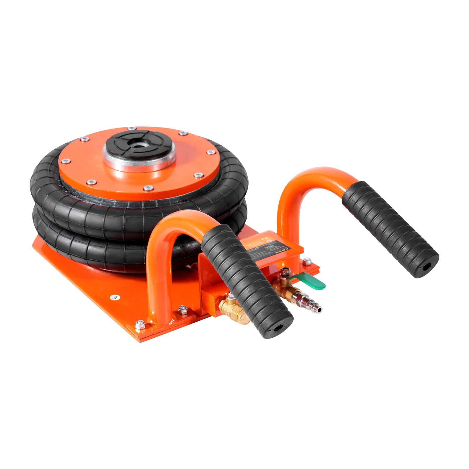 VEVOR Cric Pneumatique 3 tonnes, Cric de Levage Pneumatique avec Colonne Surélevée et 6 Tubes en Acier, Facile à Soulever et Compact, pour Berline, SUV, Camionnette, Réparation Automobile, Garage