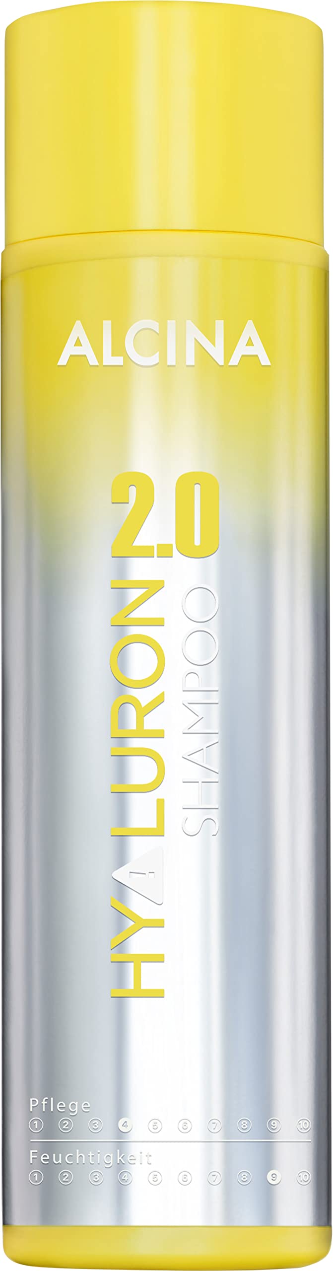 ALCINA Hyaluron 2.0 zestaw do pielęgnacji włosów – szampon (250 ml) i odżywka (200 ml) do suchych włosów – połysk i elastyczność – zapobiega uszkodzeniom spowodowanym wysoką temperaturą do 230°C – z