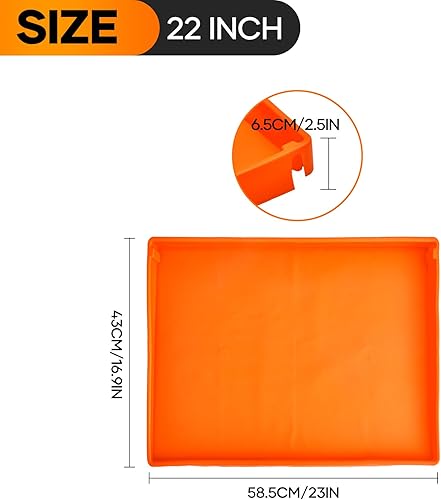 Miniatura 9 de AUXTUR Alfombrilla de silicona para plancha, cubierta de silicona para parrilla, cubierta resistente de grado alimenticio, cubierta protectora de