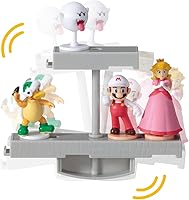 Vista 9 de EPOCH Games Super Mario - Paquete de juego de equilibrio, 3 juegos de acción de mesa para mayores de 4 años con 12 figuras de acción coleccionables