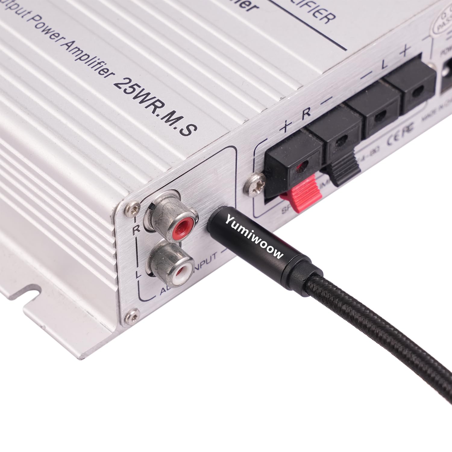 1/8 auf 1/4 Stereo-Kabel, 3,5 mm TRS auf 6,35 mm Audiokabel, Gitarren-auf-AUX-Stecker, Kabel mit Zinklegierungsgehäuse und Nylongeflecht für Gitarre, Laptop, Heimkino-Geräte, Lautsprecher und