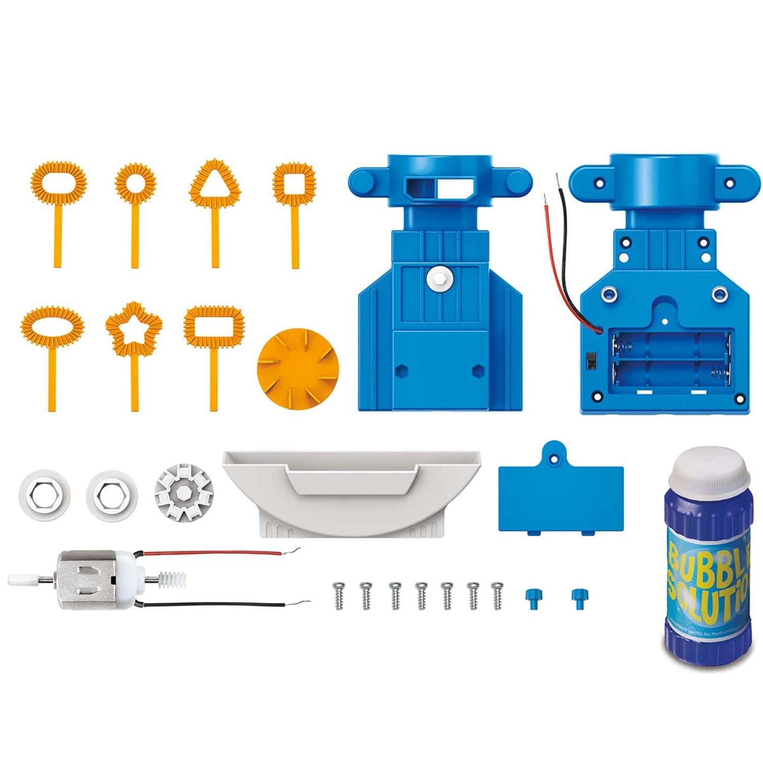 4M 00-03423 Robot Spara-Bolle, Gioco Educativo STEM per Bambini | Costruisci un Robot che Fa le Bolle di Sapone | Multicolore
