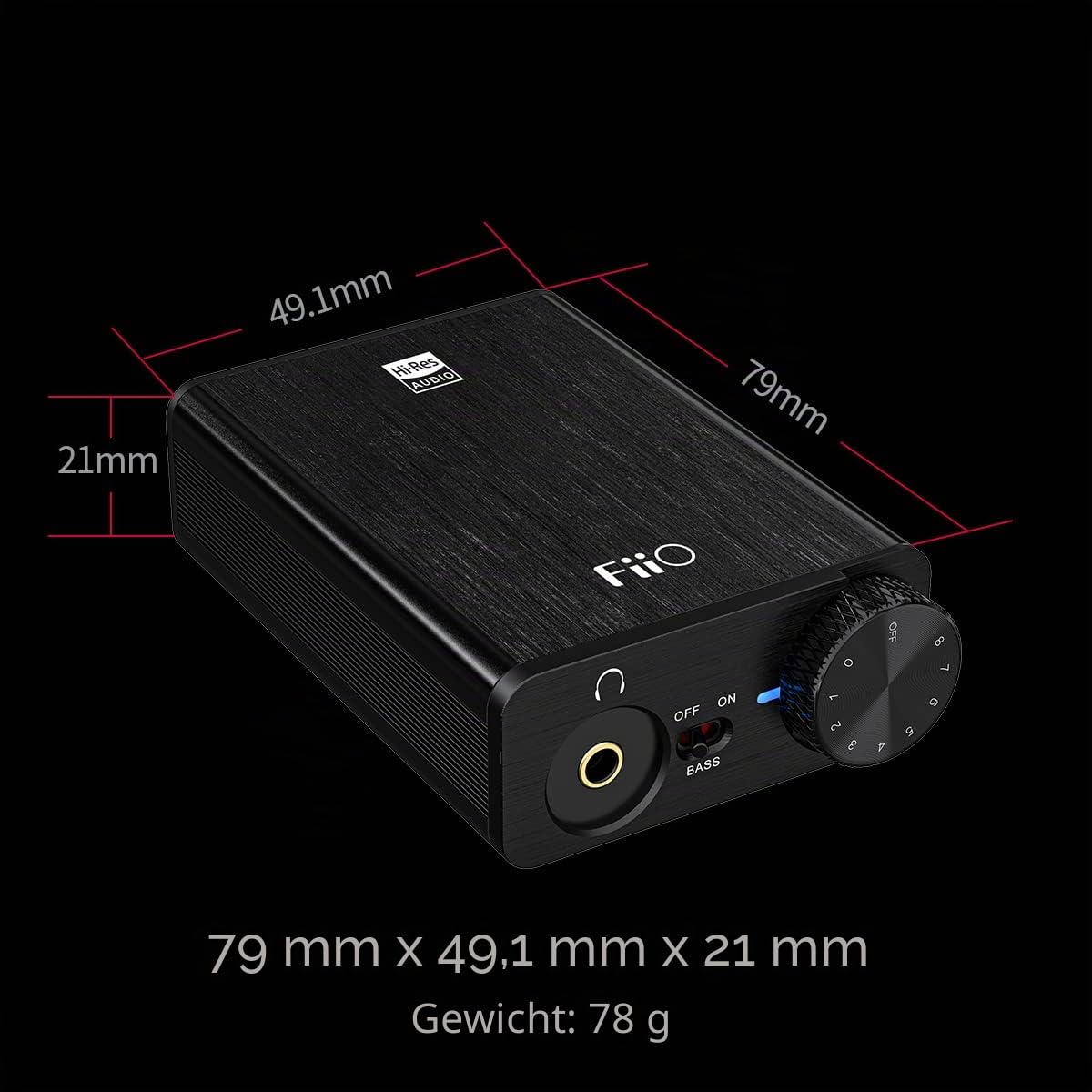 FiiO E10K Typ-C USB DAC Digital Analog Wandler und Kopfhörerverstärker