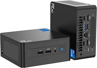 Intel NUC 13 Pro, Arena Canyon Mini Pc with 13th Gen Core i7-1360P (12C/16T & Up to 5.0GHz), 32GB DDR4 RAM & 1TB NVMe SSD, Support 8K, WiFi6E, BT5.3, 2 x Thunderbolt 4, Windows 11 Pro, 18M Cache
