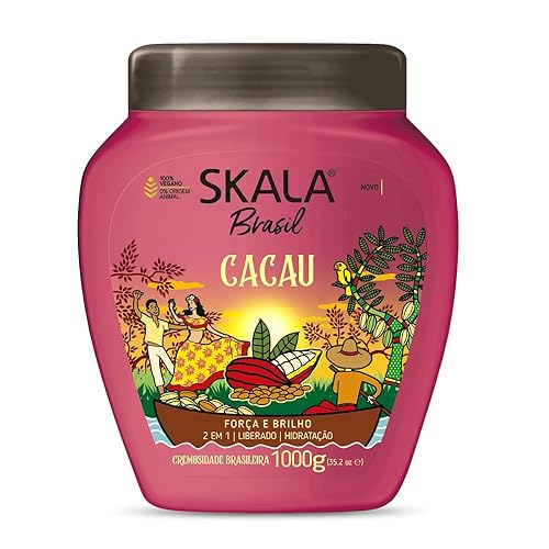 Miniatura 3 de Skala - Linha Brasil - Kit Shampoo e Condicionador Cacau (2 x 325 Ml) + Cacau Crema para el Cabello 2.2 lbs