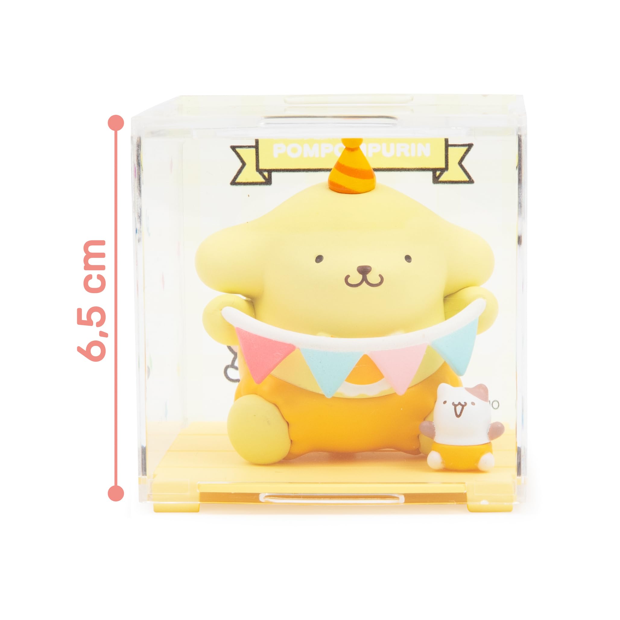 Hello Kitty, 1 statuetta da 6,5 cm e accessori in una scatola trasparente, serie Ode to Toy, modello casuale, per bambini dai 3 anni, HKT36