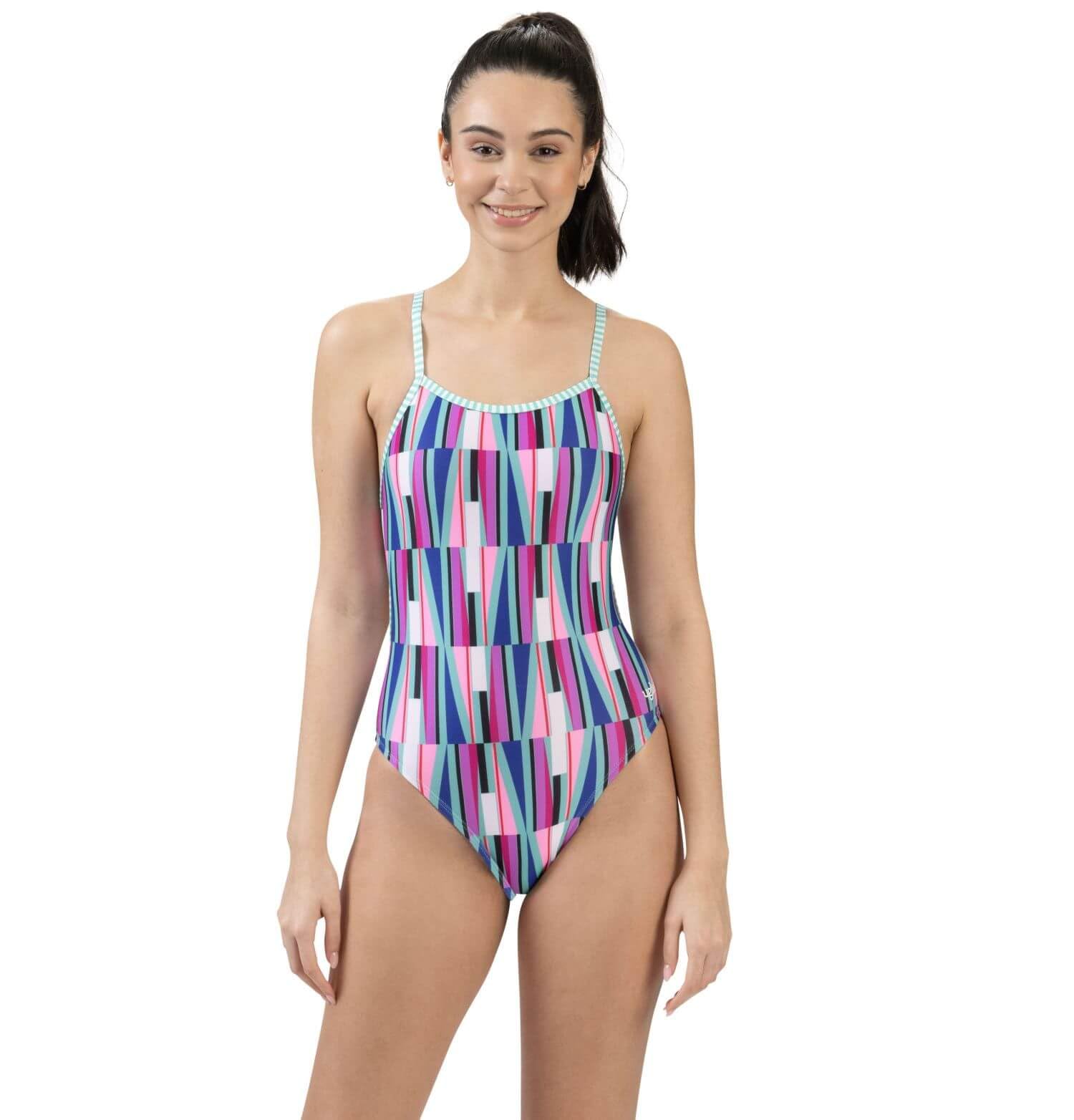 DolfinDolfin Uglies Women's One Piece Swimsuit - Athletic String Back Training Swimsuit