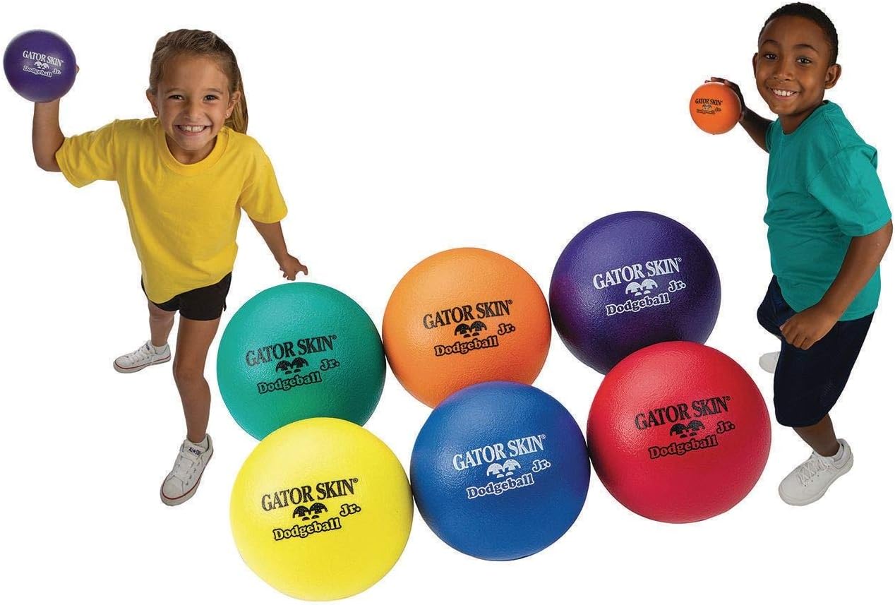 S&S Worldwide Gator Skin Junior Dodgeballs. Assorted Color