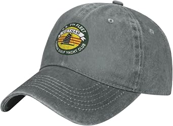 Tonkin Gulf Yacht Club Us 7th Fleet Vietnam Denim Baseball Cap Hat Adjustable Cowboy Hat
