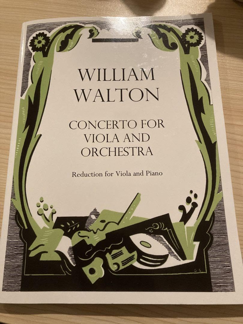 【b】ウォルトン　ヴィオラ協奏曲　楽譜　ヴィオラソロとピアノ版 Amazon.co.jp: ウォルトン ヴィオラ協奏曲 楽譜 ヴィオラソロと