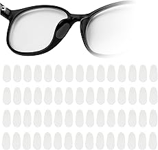30 Paires Coussinet Lunettes Nez, Plaquette Nez Lunettes,Anti Glisse, Protection Nez pour Lunette et Lunettes de Soleil (1 mm Transparent)