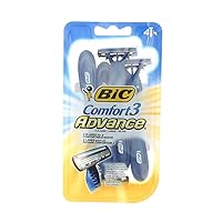 Vista 1 de Bic Afeitadora Comfort 3 Advance, desechable 4 unidades (paquete de 10)