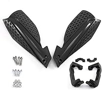 Vista 3 de Evomosa - Guardamanos para motos universales de 7/8" (22mm) para motocross (negro)