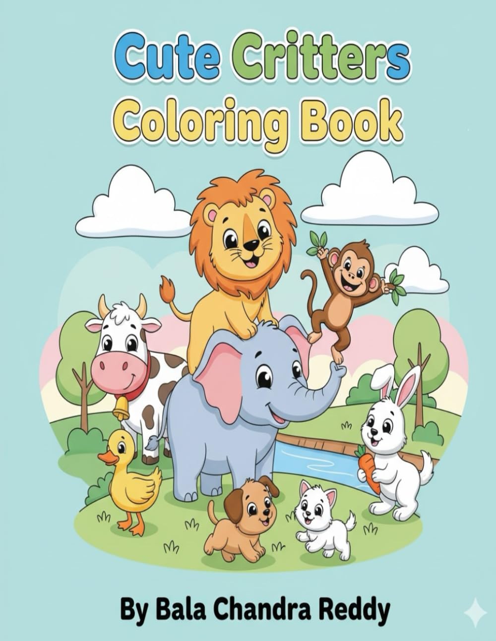 Cute Critters Coloring Book