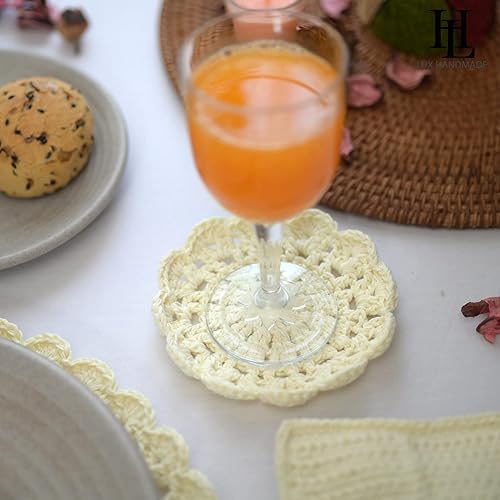 Miniatura 8 de Dollies - Juego de 8 cargadores de encaje, posavasos de Doilie, servilleteros y soportes para tenedores de cuchillos, tapices para aparadores y