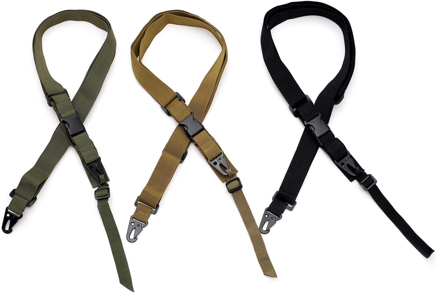 ACEXIER Caccia Tactical Gun Sling 3 Point Bungee Airsoft Rifle Strapping Belt Accessori di tiro Militare Cinturino per Pistola a Tre Punti Caza