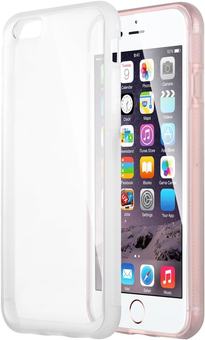 Self Sticky Case,Anti-Gravity nano-suction technology Hands-Free Selfie Shockproof Case for Apple iPhone 6s 6 4.7 inch (Clear)