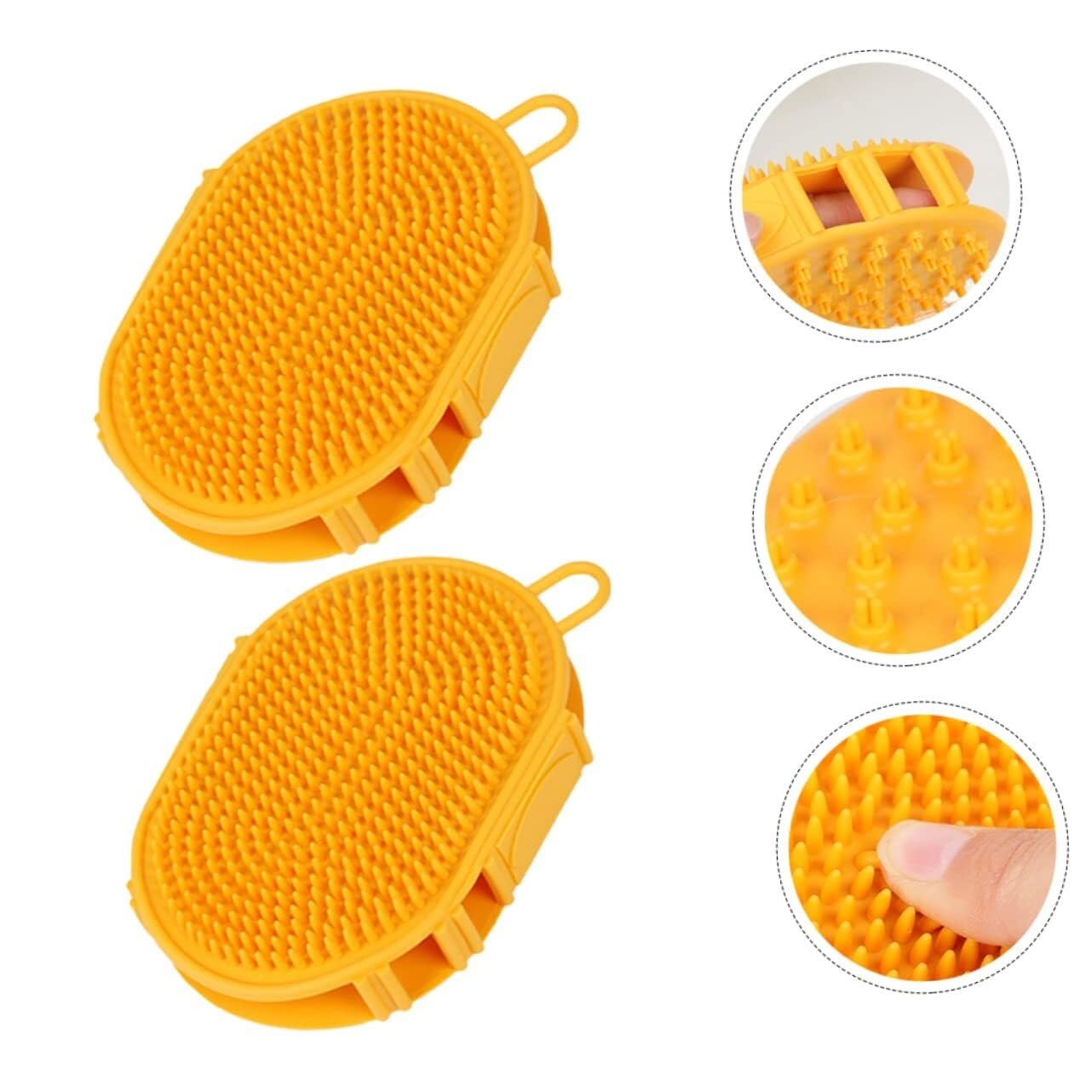 POLGDW 10 pezzi Spazzola for la pulizia degli animali domestici Spazzola for cani a pelo corto 2 in 1 Spazzola for peli di animali domestici Cucciolo Gatto Fornitura Spazzola for la pulizia multifunzi