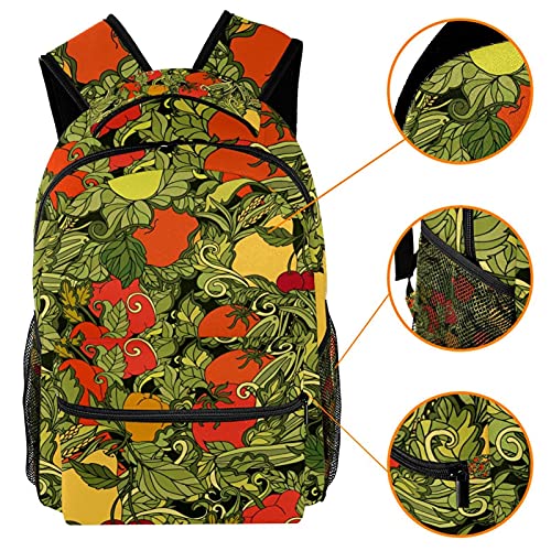 Sac à dos de voyage rouge cerise tomate avec compartiment bouteille - 3