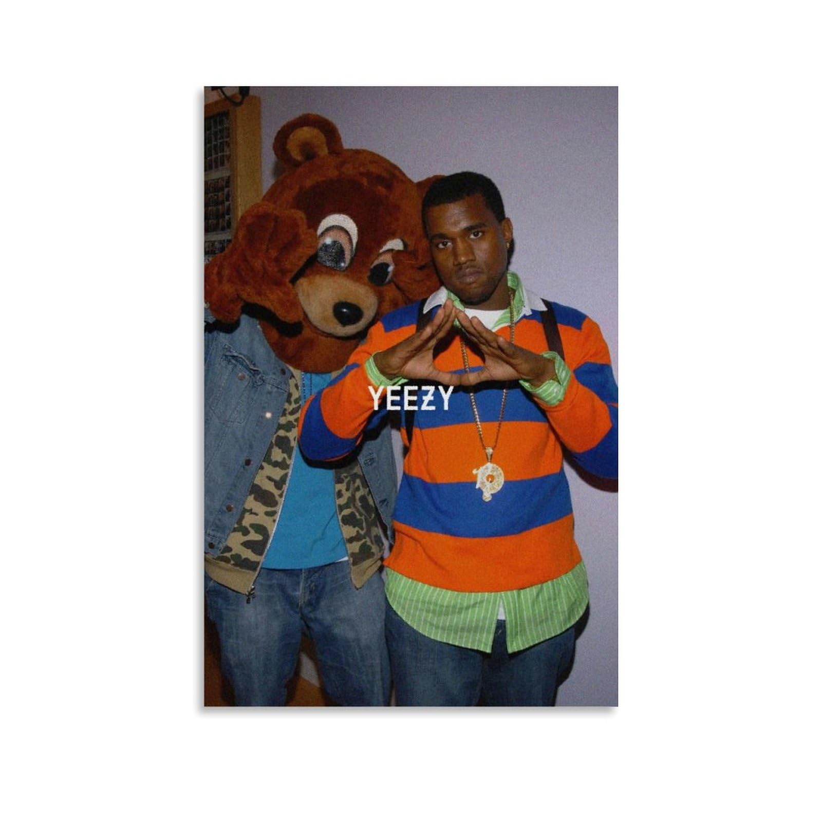 EPEDIC Kanye West Grad Yeezy Poster Poster Music Album Cover Poster Wall Art Decor Canvas Poster for Bedroom Artistic Poster Decoration Unframe-style 12x18inch(30x45cm)