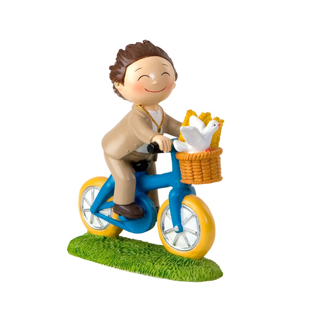 Mopec Children's Cake Figure, Polyresin, Brown, 4 x 13.7 x 16 cm