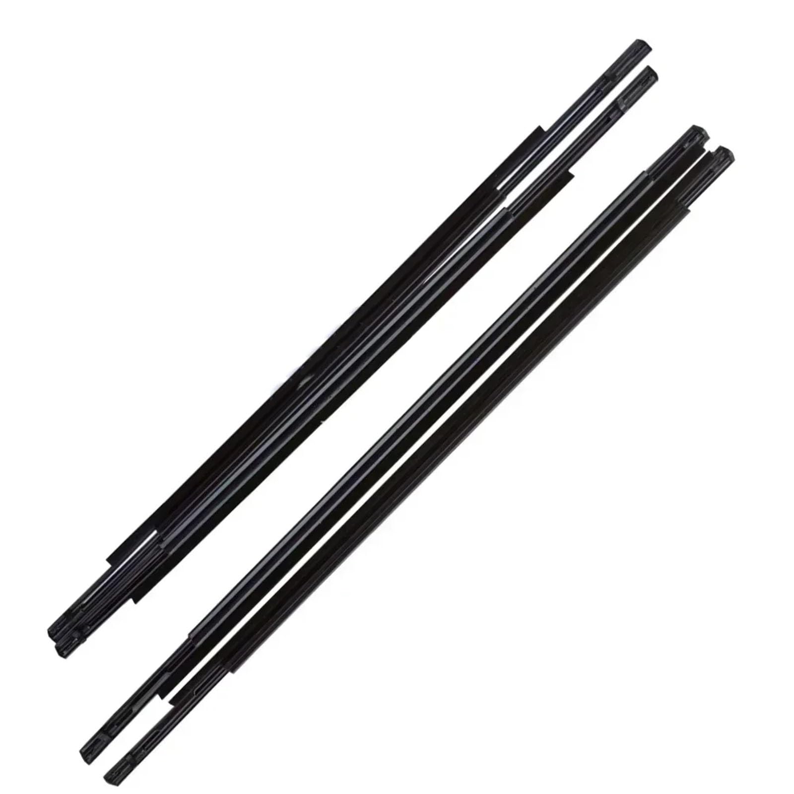 Glilar One Color Automotive Window Seals For Asx Rvr 5727A213 4Pcs Outer Windows Weatherstrip Sealing Belt Moulding Trim Replacement