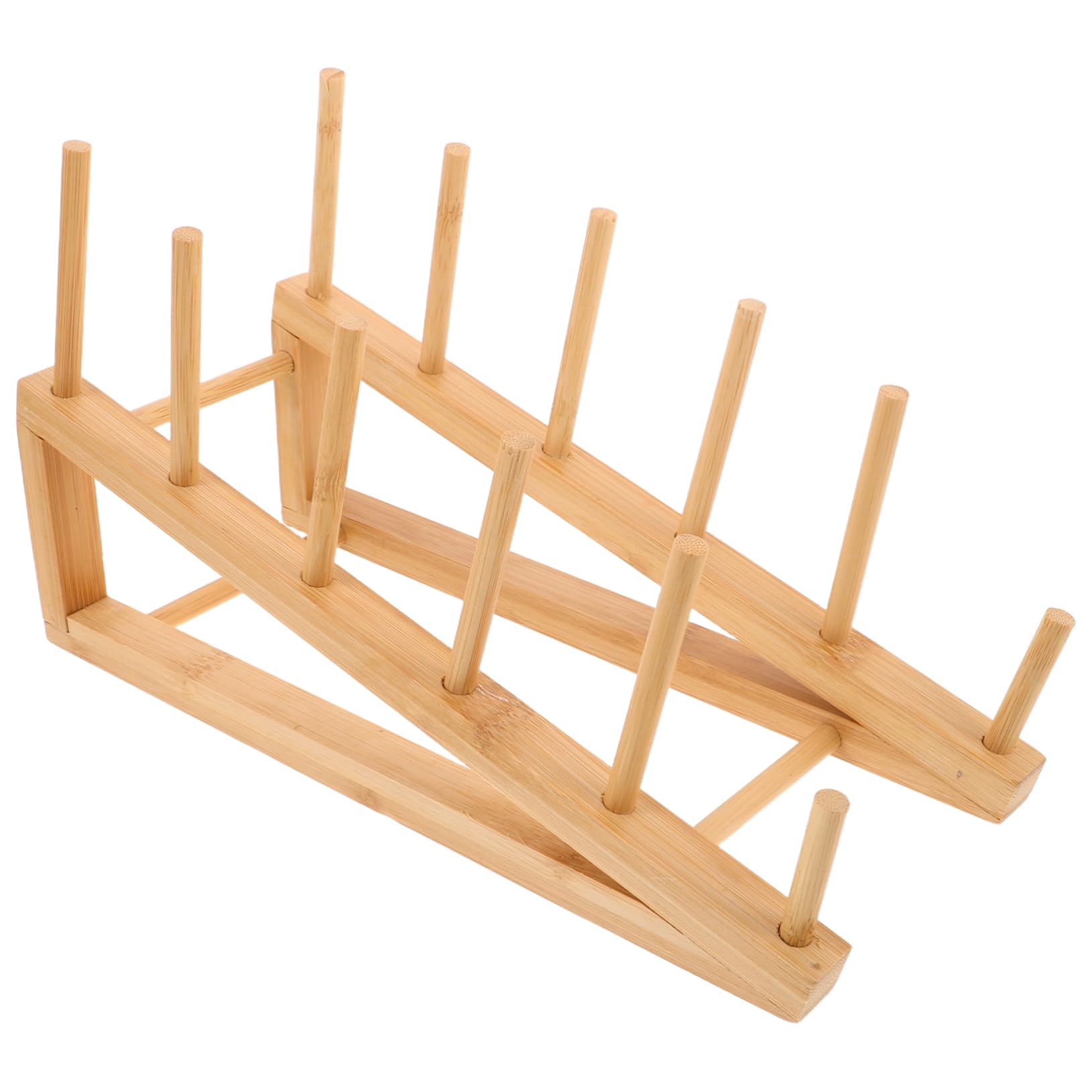 Cabilock Plate Storage Stand for Kitchen Counter Effortless Assembly Cup and Bowl Organizer Minimalist Design Prevents Water Pooling