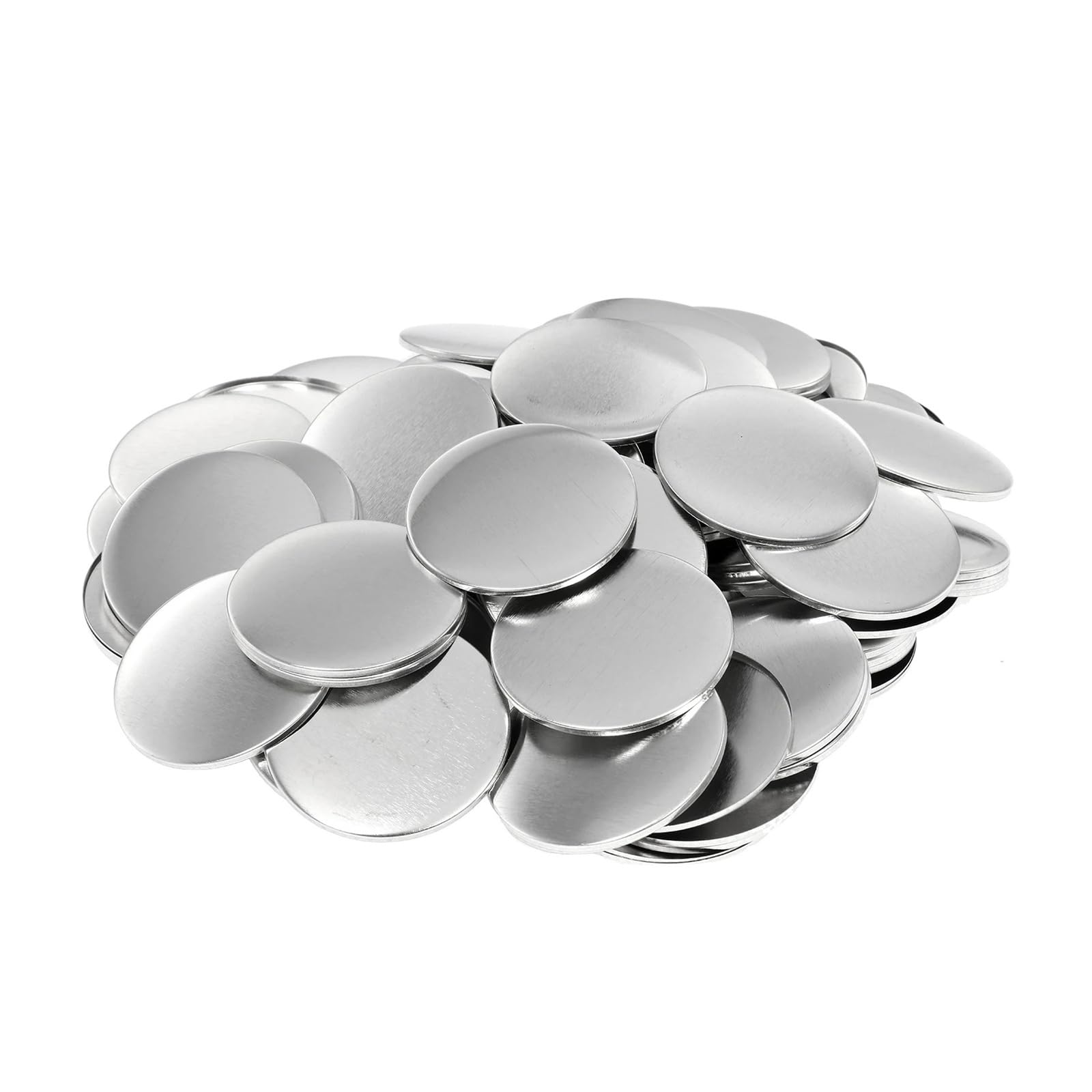 100 zestawów breloków, lusterek, pustych znaczków, przypinek, lusterek kieszonkowych, 58 mm, 75 mm, okrągłych, do majsterkowania, części do maszyn do produkcji Produkcja DIY(75mm)