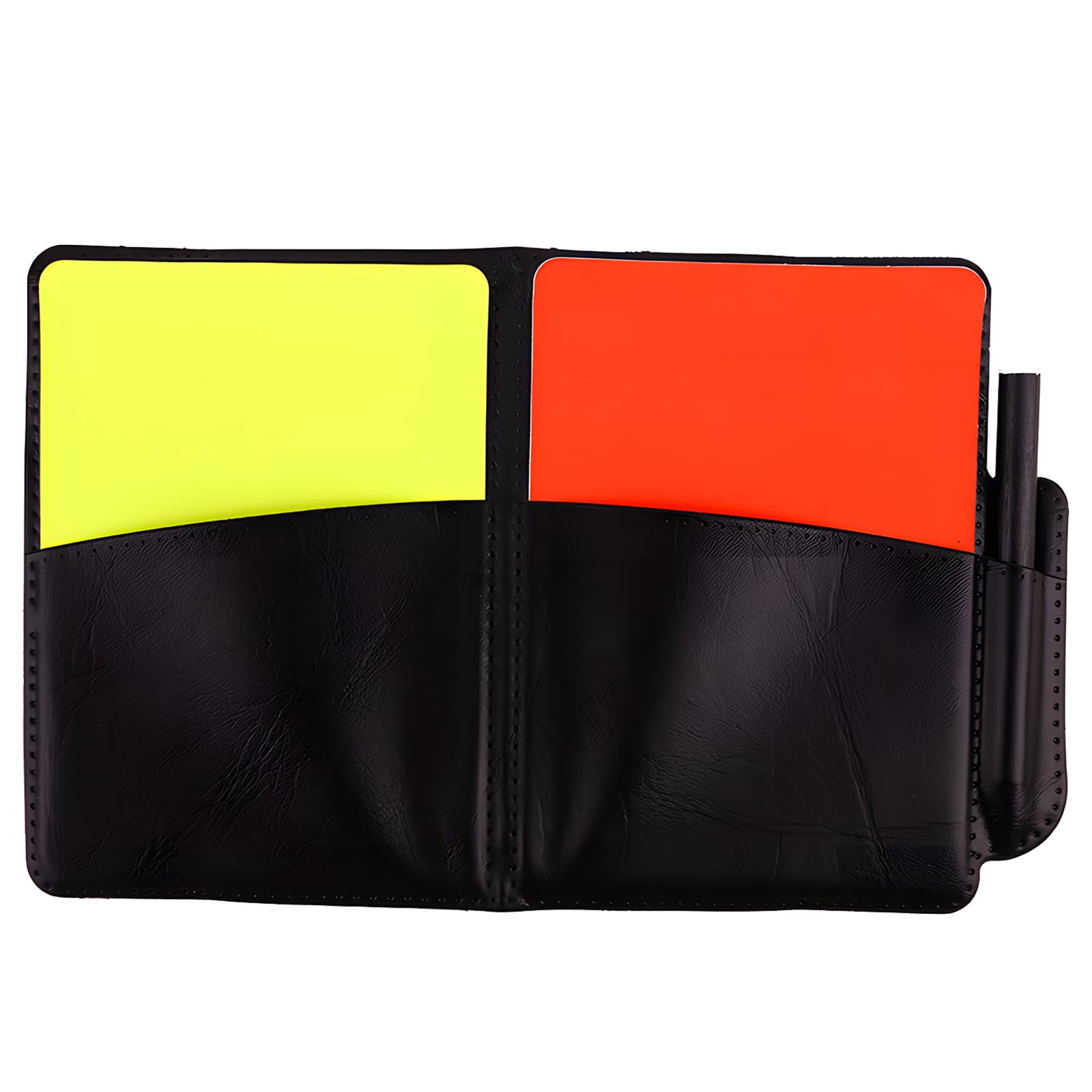 Kit de Tarjetas de Árbitro para Fútbol, Tarjeta de Árbitro Roja Amarilla Kit, Silbato de Árbitro, Hojas de Resultados y Lápiz para Fútbol y Partidos de Baloncesto