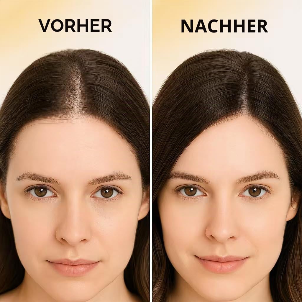 Snidin Haarwuchsspray, Spray gegen Haarausfall für stärkeres und volleres Haar, natürliches Haarverdichtungsserum für trockenes und geschädigtes Haar, fördert dickeres, natürliches Haar,2PCS