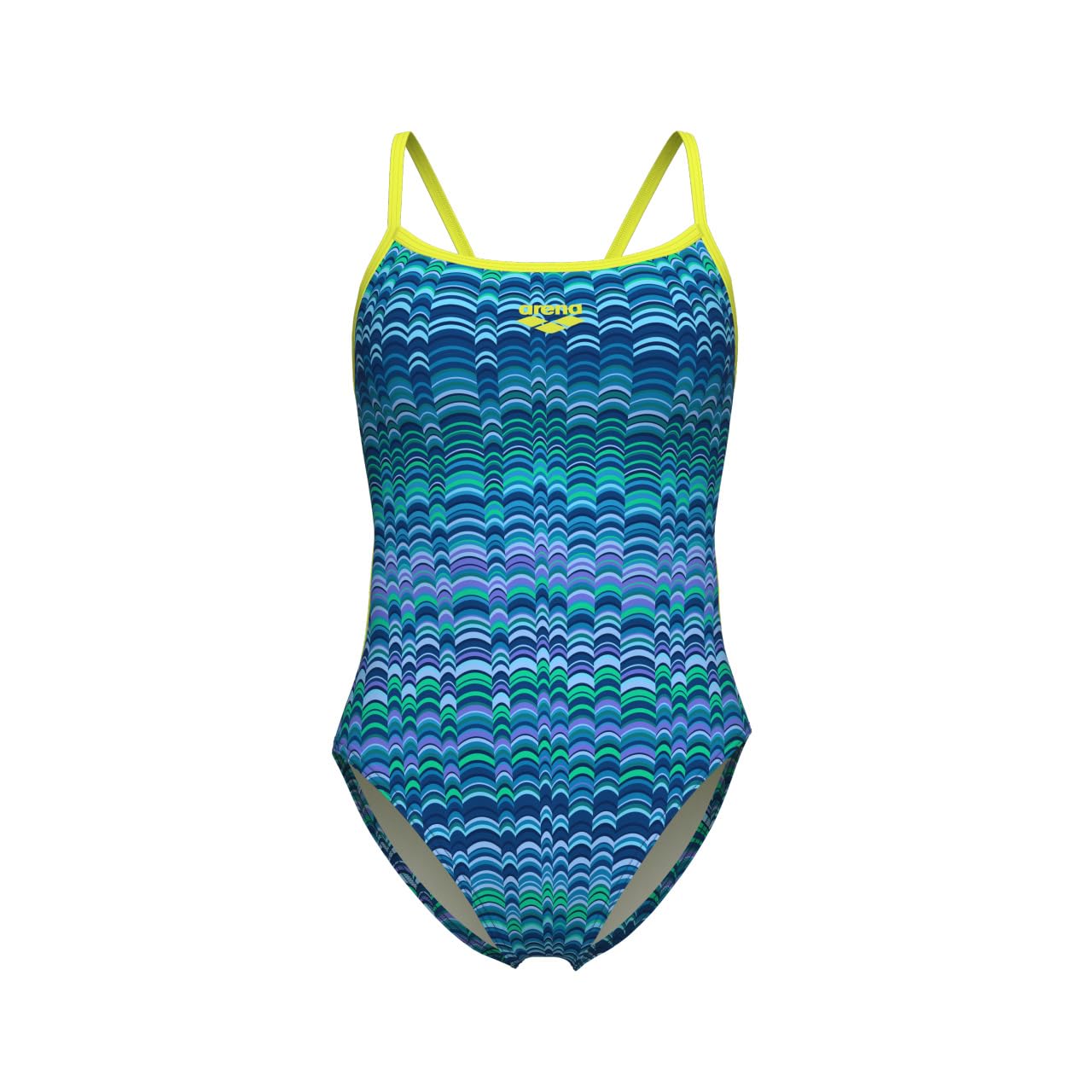 ARENA Performance Women's Ondulation Lace Back Training Swimsuit Ladies Bathing Suit Costume Intero Donna (Pacco da 1)