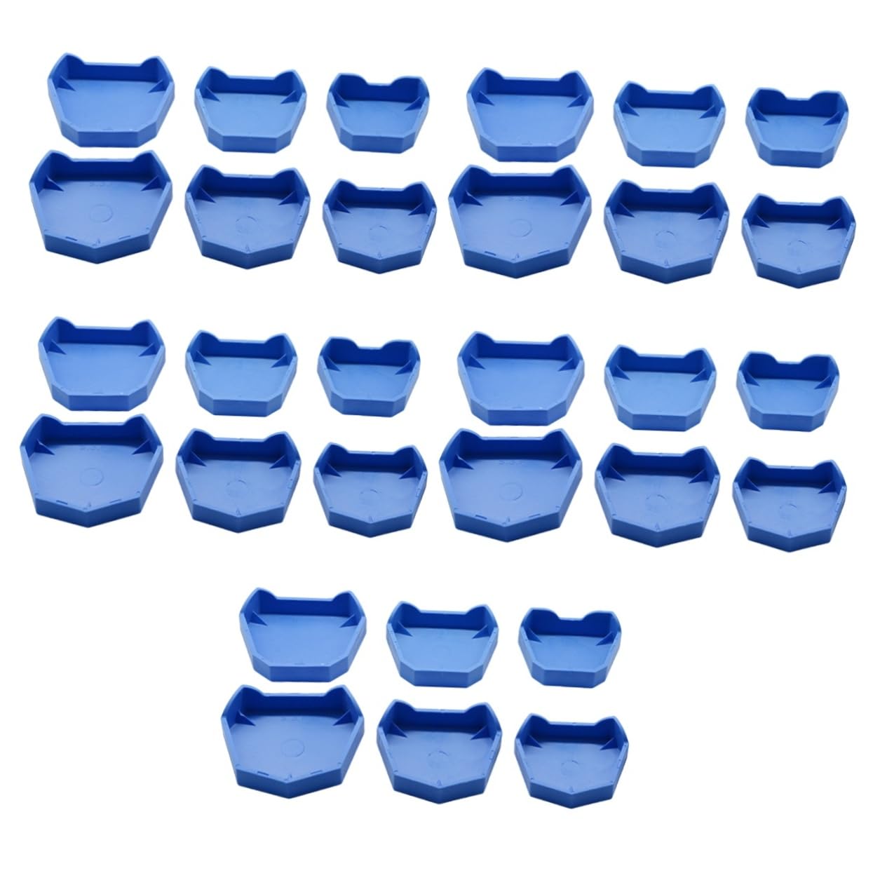 Zerodeko 5 Set Dentisti Vassoi Per Clinici Facili Da Separare E Pratici Per Uso Professionale 6 Pezzi*5