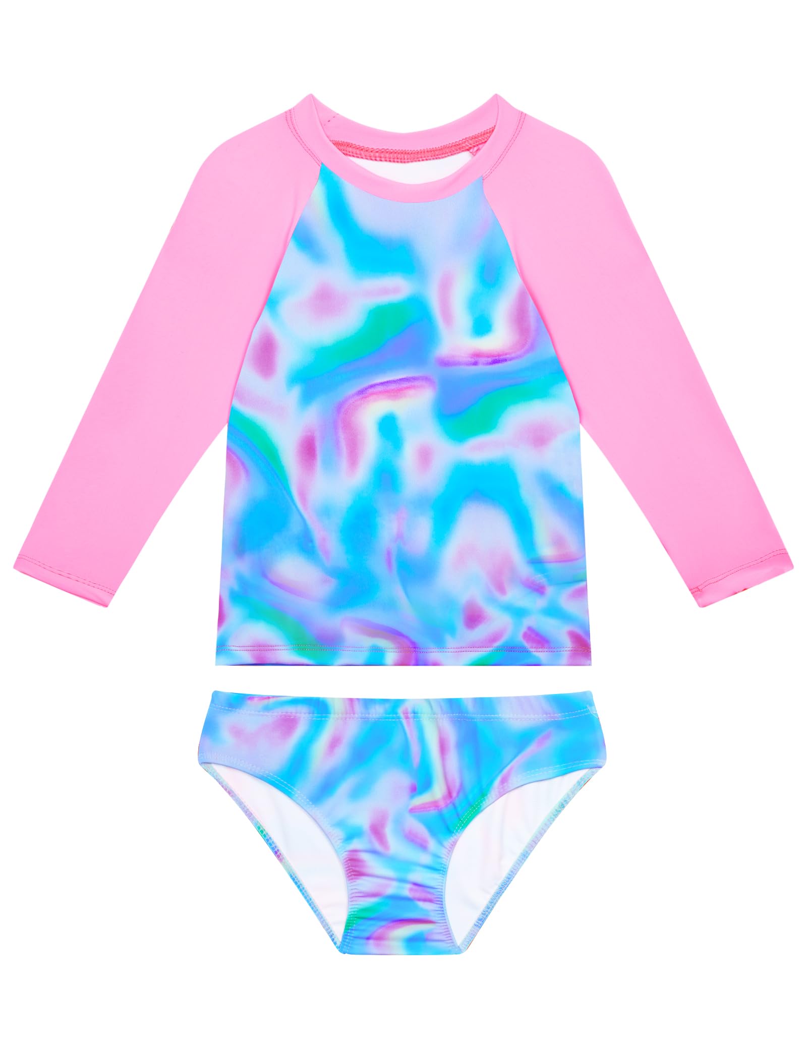 Snowheart Girls Swimsuit Long Sleeve Rash Guard
