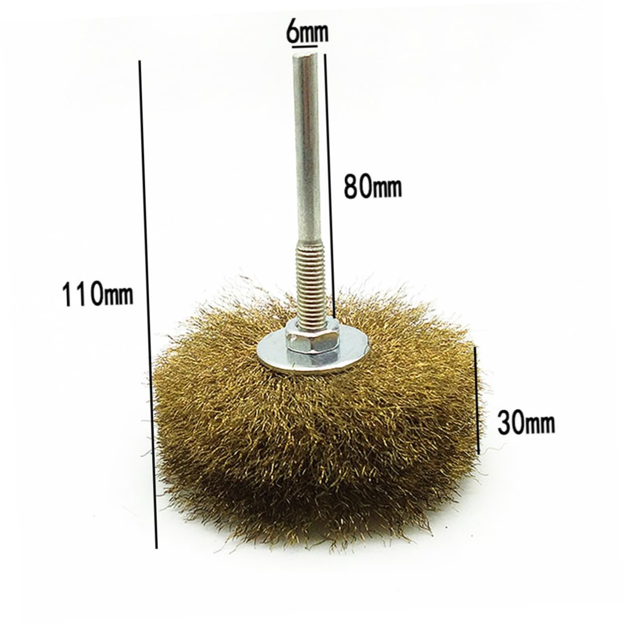 SOLUSTRE Steel Wire Brush for Drill Polishing Wheel Brush Wire Wheel Brush for Tools