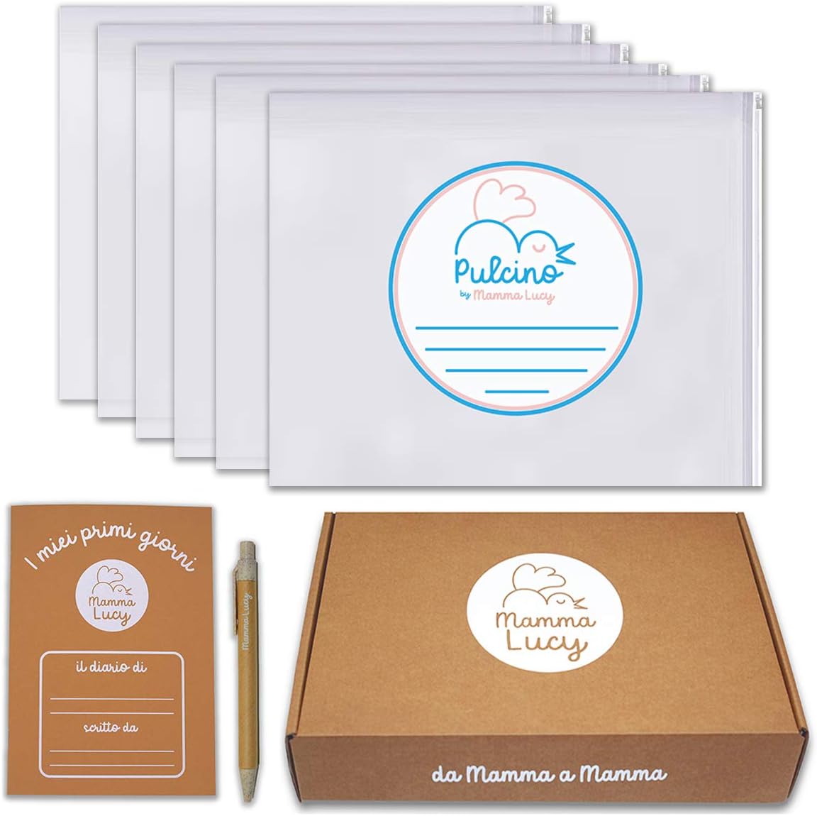 Primina Baltegora 8 Bustine Corredino Neonato Per Ospedale - Made In Italy, Ermetiche E Riutilizzabili - Foto 4