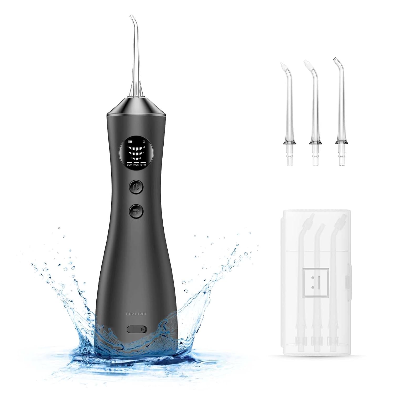 Water Dental Flosser for Teeth Portable Cordless Water Flosser with 300ML Rechargeable with Type-C IPX7 Waterproof Water Flossers