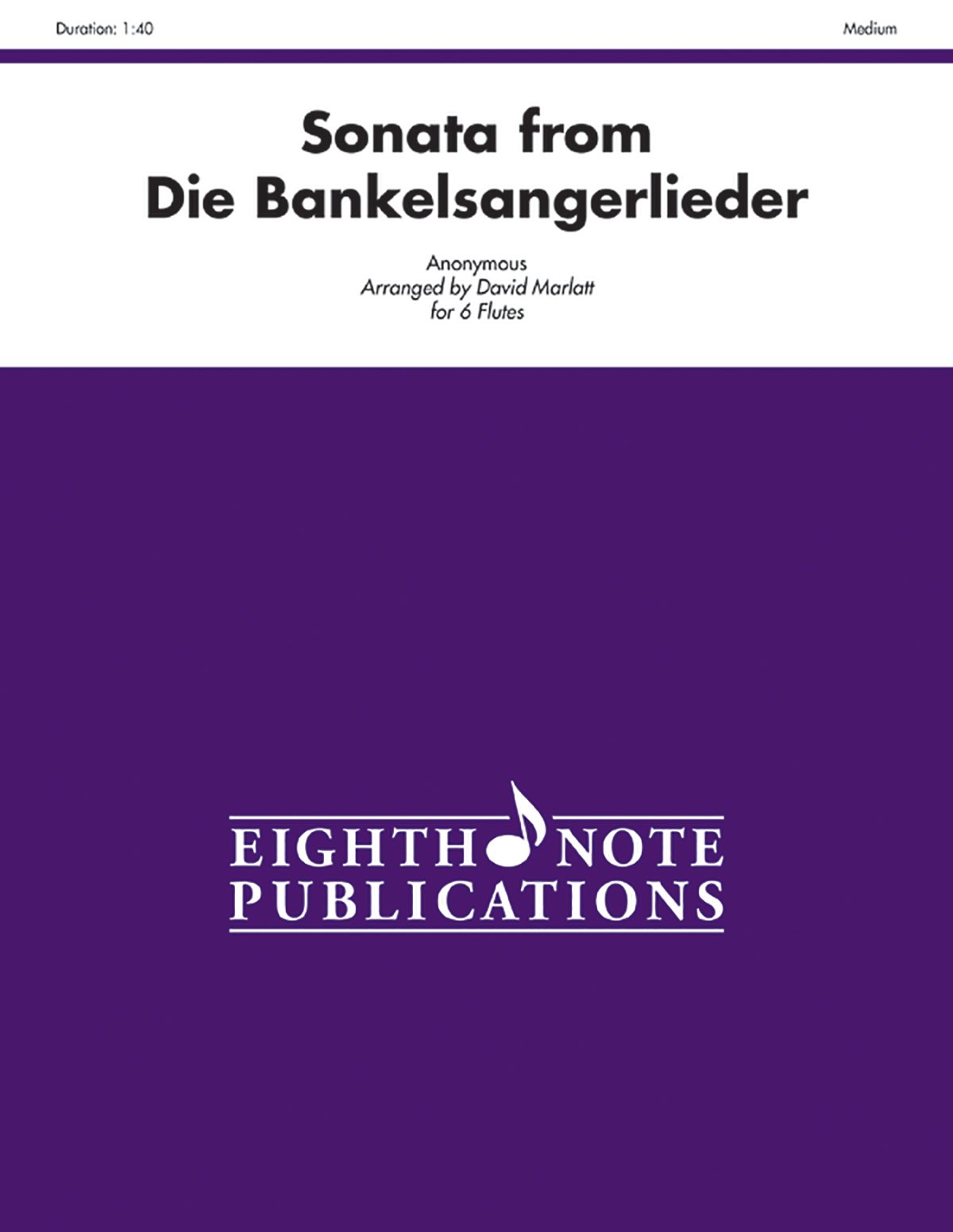 Sonata from Die Bankelsangerlieder Score & Parts pour ensemble de cuivres
