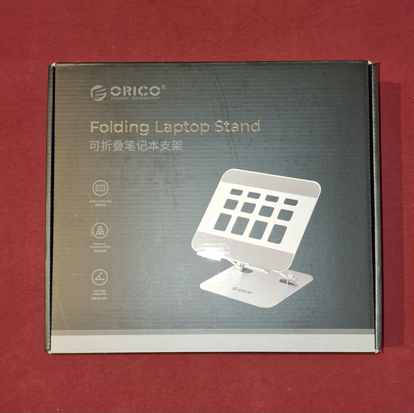 ORICO Soporte Portátil Ajustable Plegable Aluminio Ergonómico 10-17