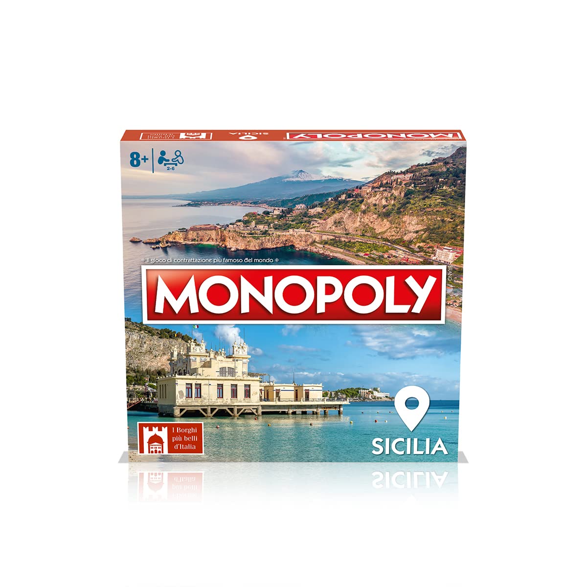 Winning Moves Monopoly Sicile - Jeux de société, 2 à 6 joueurs, à partir de 8 ans