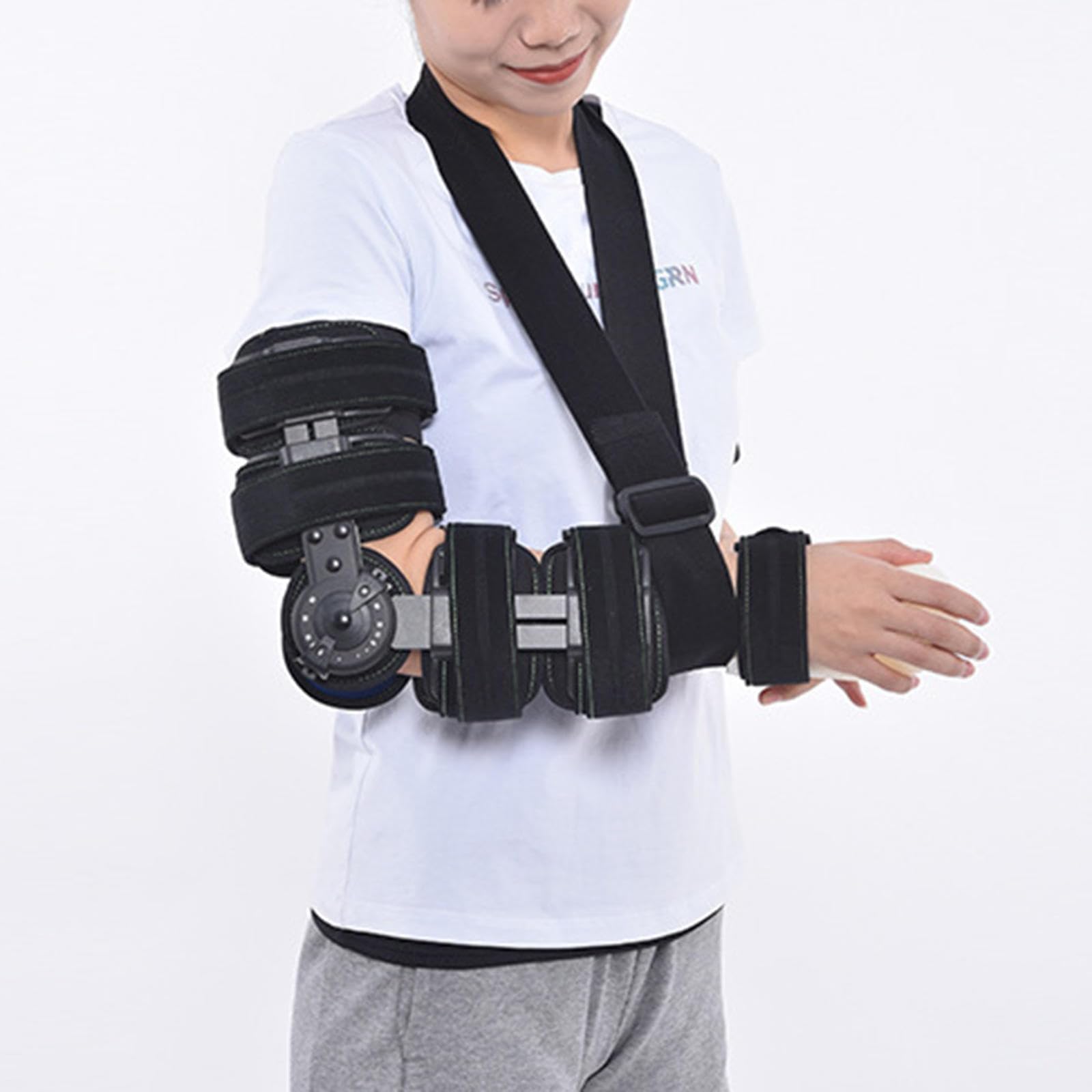 Codo Ajustable, Soporte Fijo para Brazo, Miembro Superior, Equipo Protector, Soporte de Rehabilitación de Fractura de Húmero para Adultos