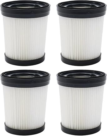 Replacement Filters For Lubluelu 202 For Oraimo OSV-102 For Besswin W26 For VacLife VL732, 206 Vacuum Cleaner Spare Filter Parts4 PACK