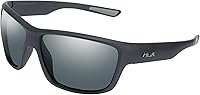 Vista 21 de HUK Sunglasses, Polarized Lens Eyewear with Performance Frames, Fishing, Sports & Outdoors Sunglasses 2-Espejo azul / negro mate