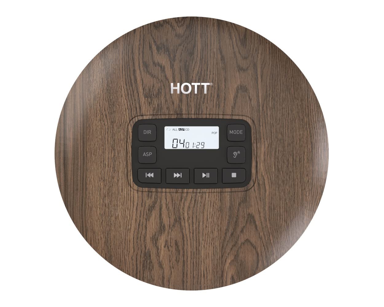 Portátil CD Jugador con protección Anti-Skip Earbudos estéreo-Grano de Nuez CD-R/CD-RW / MP3 Compatible DE Alta FIDELIDAD Jugador Super Battery Life-Home Car & Travel