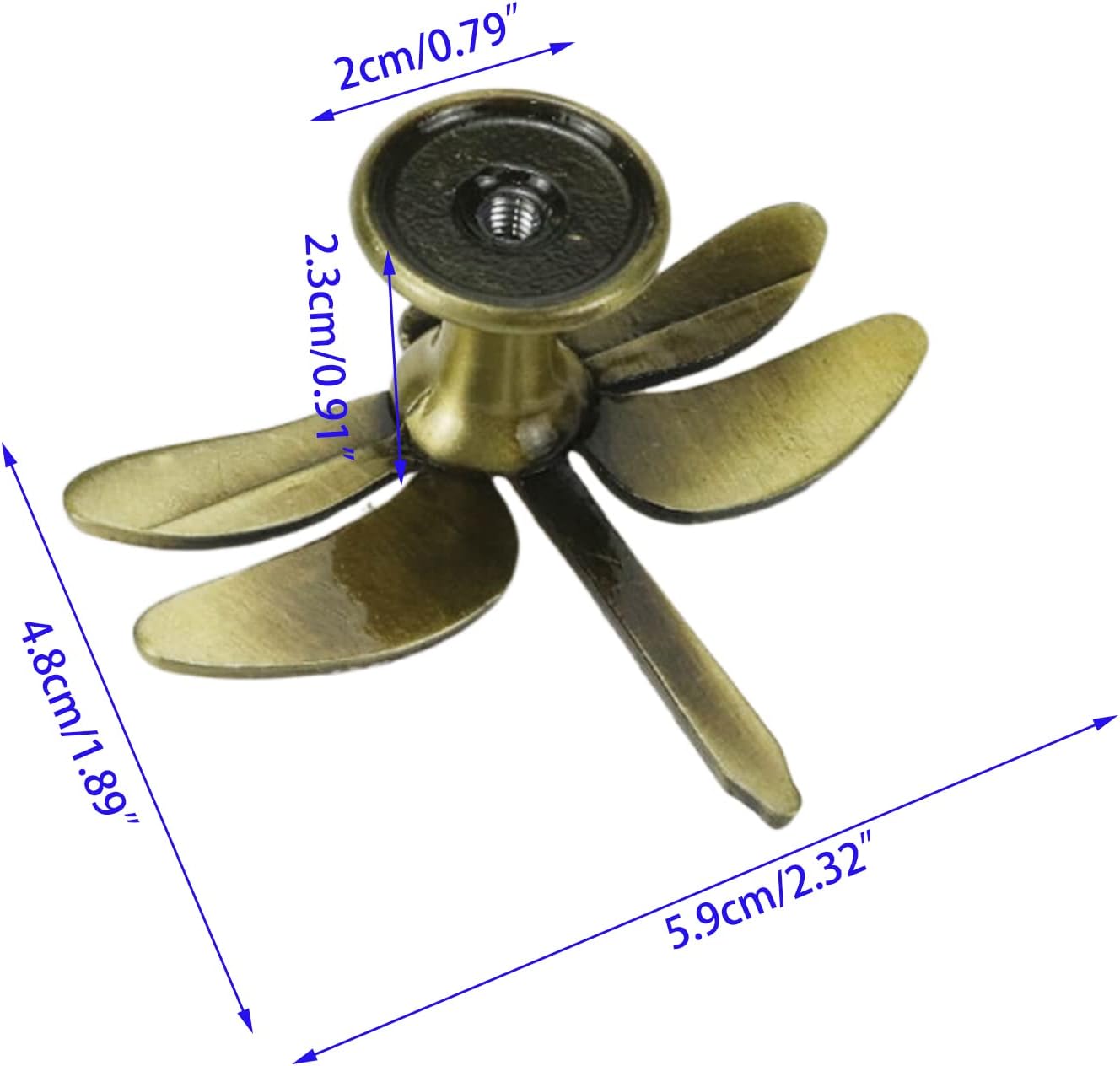 4 PCS Cabinet Knobs Animal Zinc Alloy Dragonfly Decorative Single Hole Pulls Handles for Cabinet Wardrobe Closet Dresser Drawer Home Office(Bronze)
