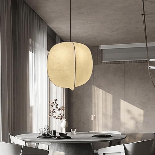 Miniatura 5 de Lámpara colgante de estilo japonés retro, lámpara colgante de barra LED, lámpara colgante de gusano de seda, lámpara de capullo, linterna de cabeza