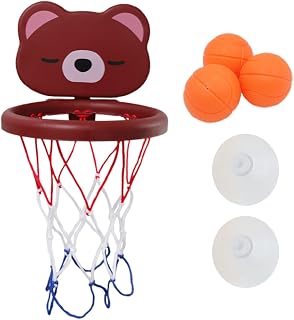 Bathtub Basketball Hoop, Bath Basketball Hoop - Juguete de aro de Baloncesto de Dibujos Animados | Juego de Agua de Juego de baño Interactivo portátil para niños para niñas Preescolar en casa