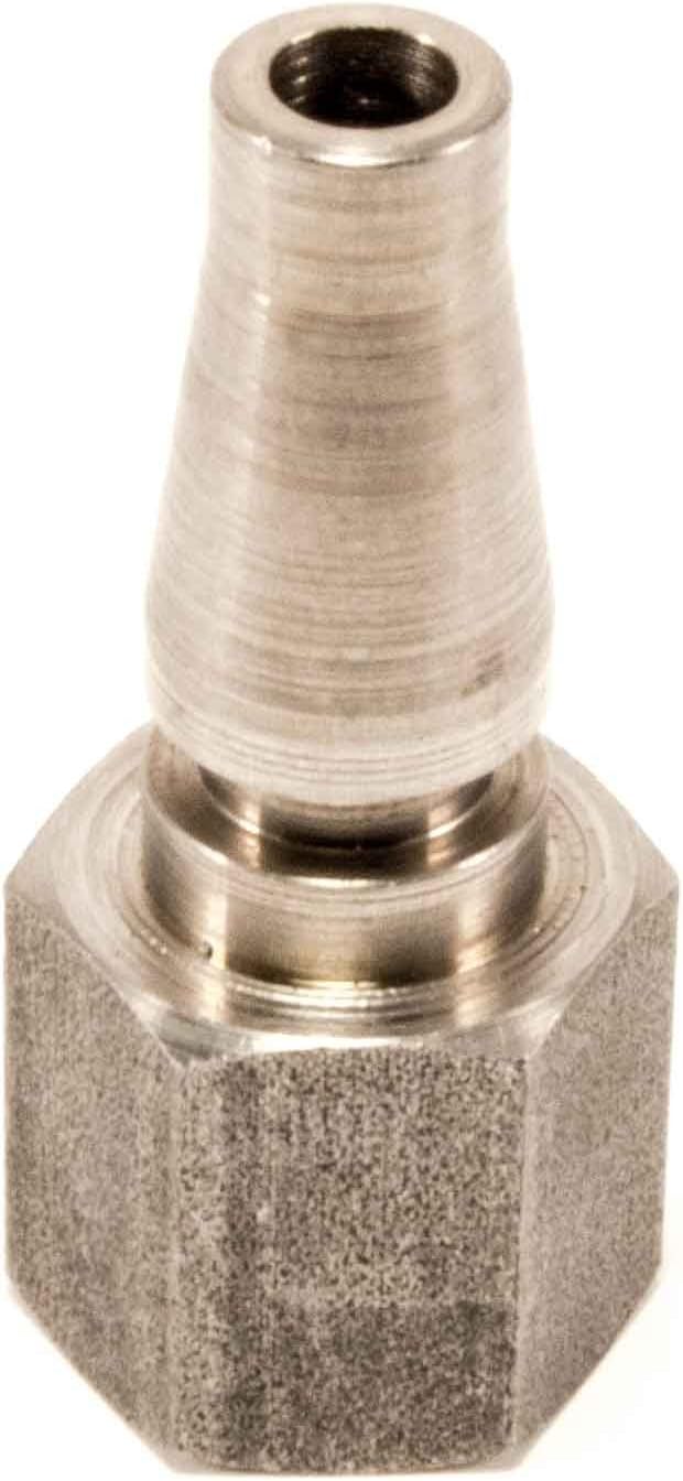 Foster SHD Series - Stainless Steel Plug, 1/4 Body, 1/4 NPT - Schrader, Heavy Duty Interchange